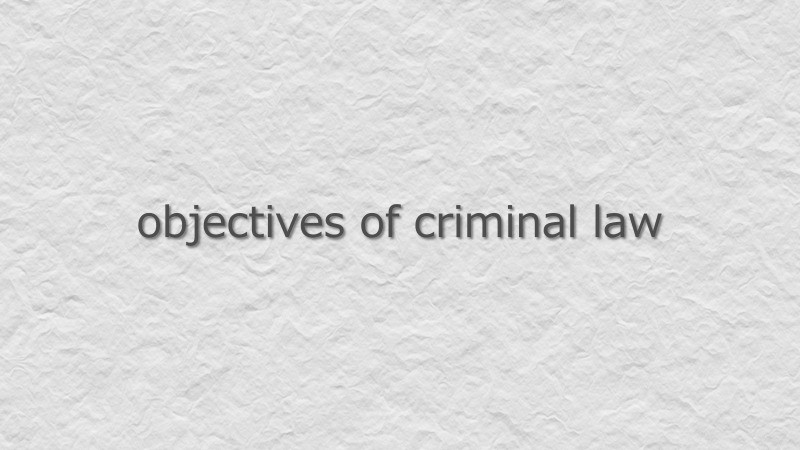 objectives_of_criminal_law